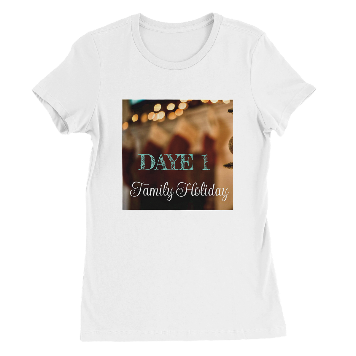 Family Holiday - Women’s Cut T-Shirt
