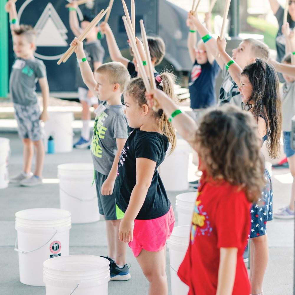 bucket drums, art camp, science, steam, stem, music, band, bucket drums, summer reading, library, corporate event, art walk, kid zone, community, adults, brewery, library, community,different
