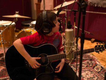 First solo recording at SoundHouse Studio in Seattle, WA
