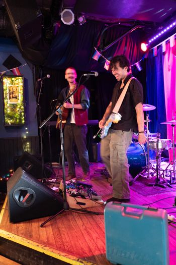 Playing with Oscar Warnersmith at the Skylark Cafe in West Seattle
