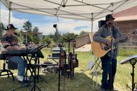 Ben Goerner in the Douglas and Yeats Duo at the Sooke Country Market