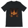 Rockin' around the Christmas fire - Unisex T-Shirt