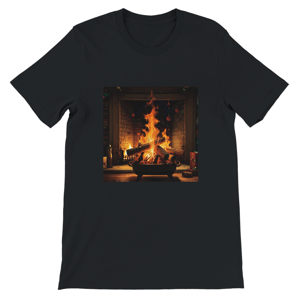 Rockin' around the Christmas fire - Unisex T-Shirt