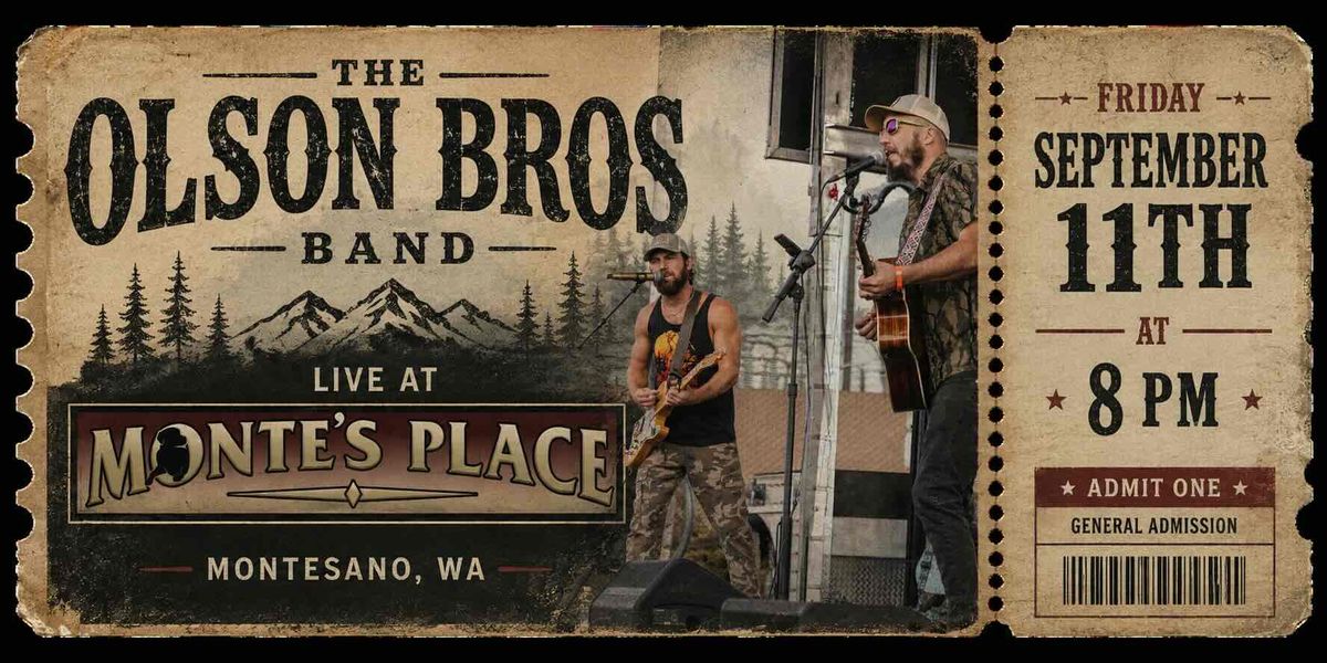 Monte's Place Ticket / Sept. 11th, 2026 (Montesano, WA)