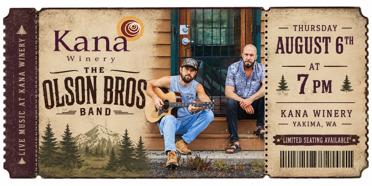 Kana Winery Ticket / August 6th, 2026 (Yakima, WA)