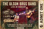 Summit Lake Ticket / July 3rd, 2026 (Olympia, WA)