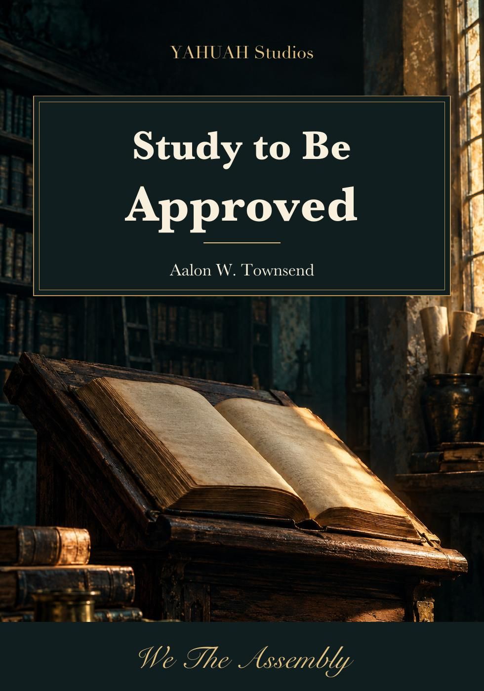Study to Be Approved ebook cover by Aalon W. Townsend