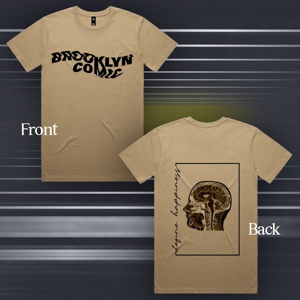 Brooklyn Comic - Define Happiness T-Shirt (Sand)