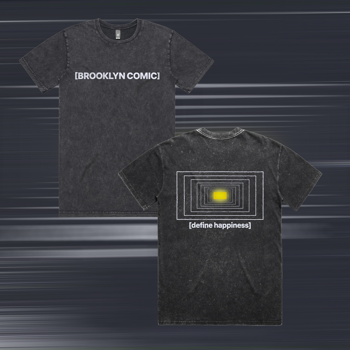 Brooklyn Comic - Abyss Logo T-Shirt (Stone Wash)