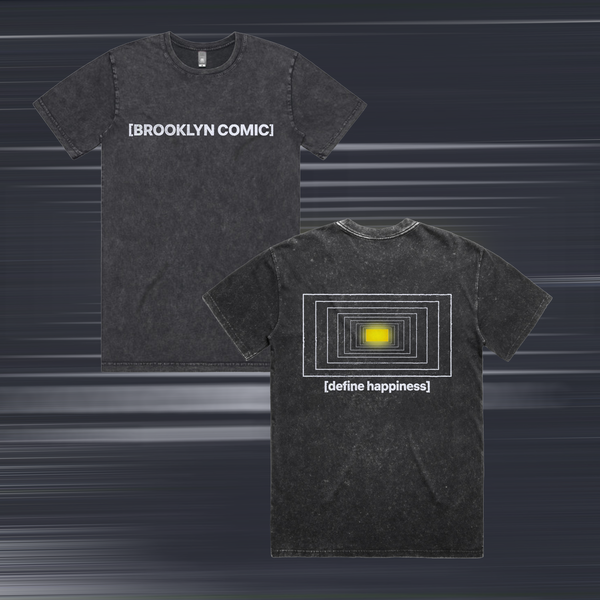 Brooklyn Comic - Abyss Logo T-Shirt (Stone Wash)