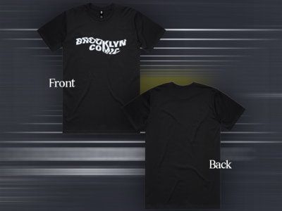  Brooklyn Comic - Chrome Logo T-Shirt (Black)