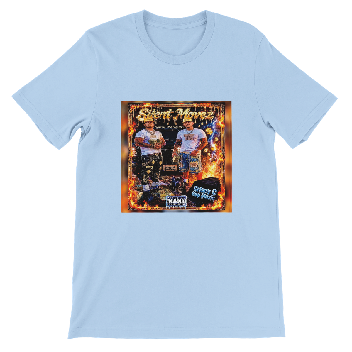 Silent Movez (feat. Crispy C) - Unisex T-Shirt