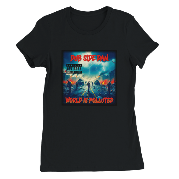 World is Polutted - Women’s Cut T-Shirt