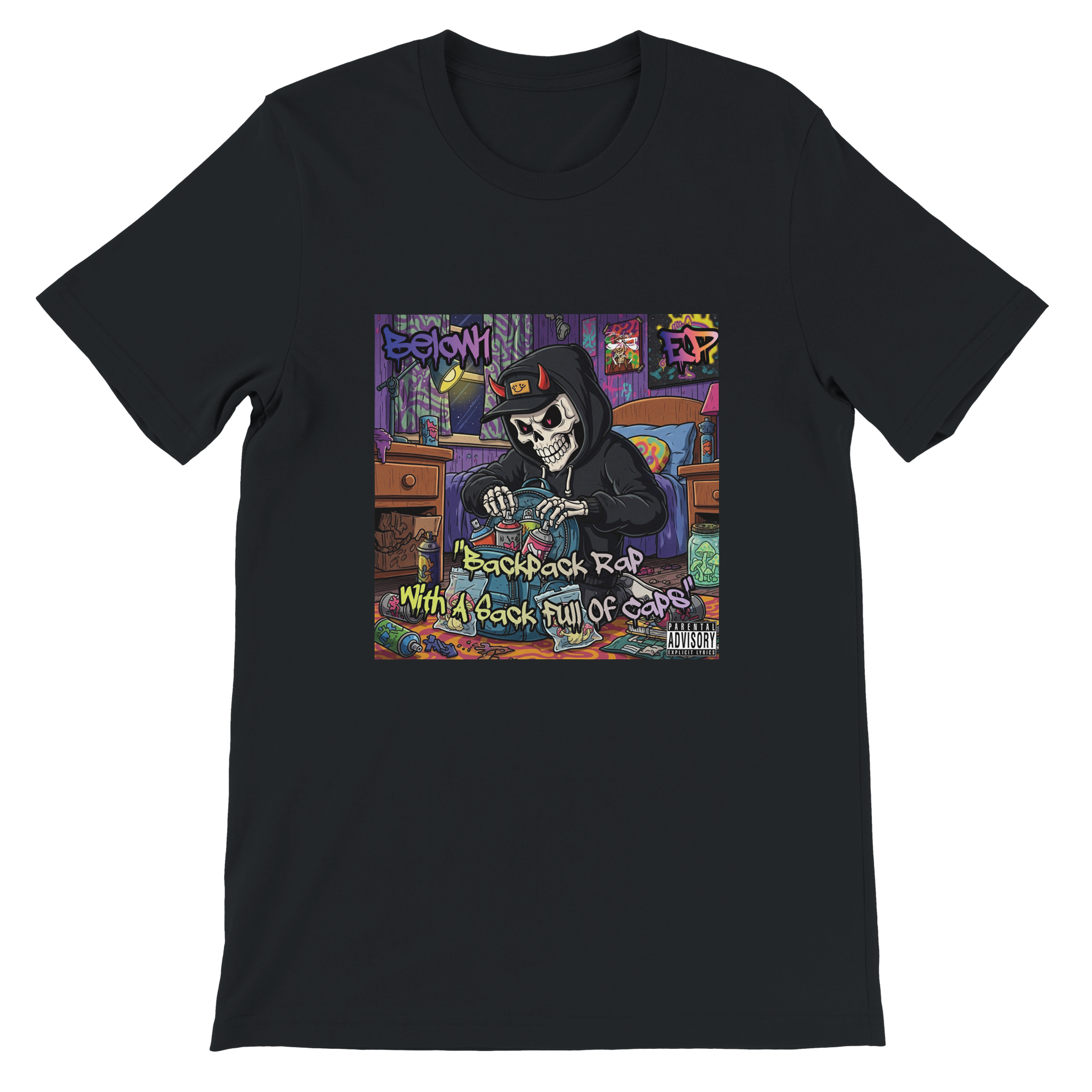 Backpack Rap With A Sack Full Of Caps - Unisex T-Shirt