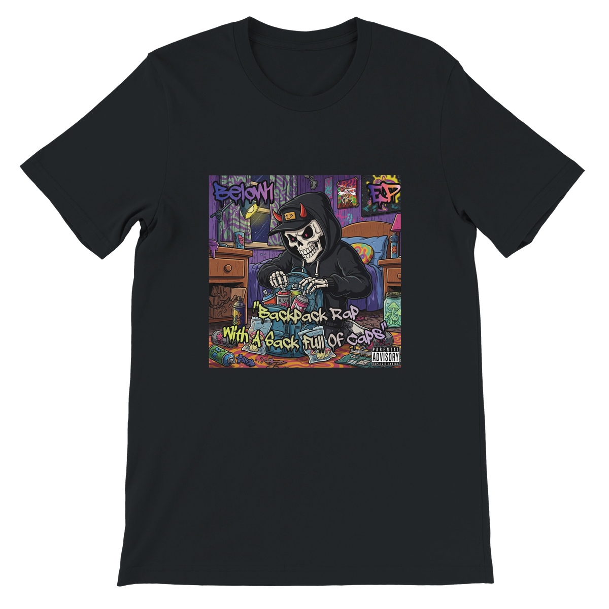 Backpack Rap With A Sack Full Of Caps - Unisex T-Shirt