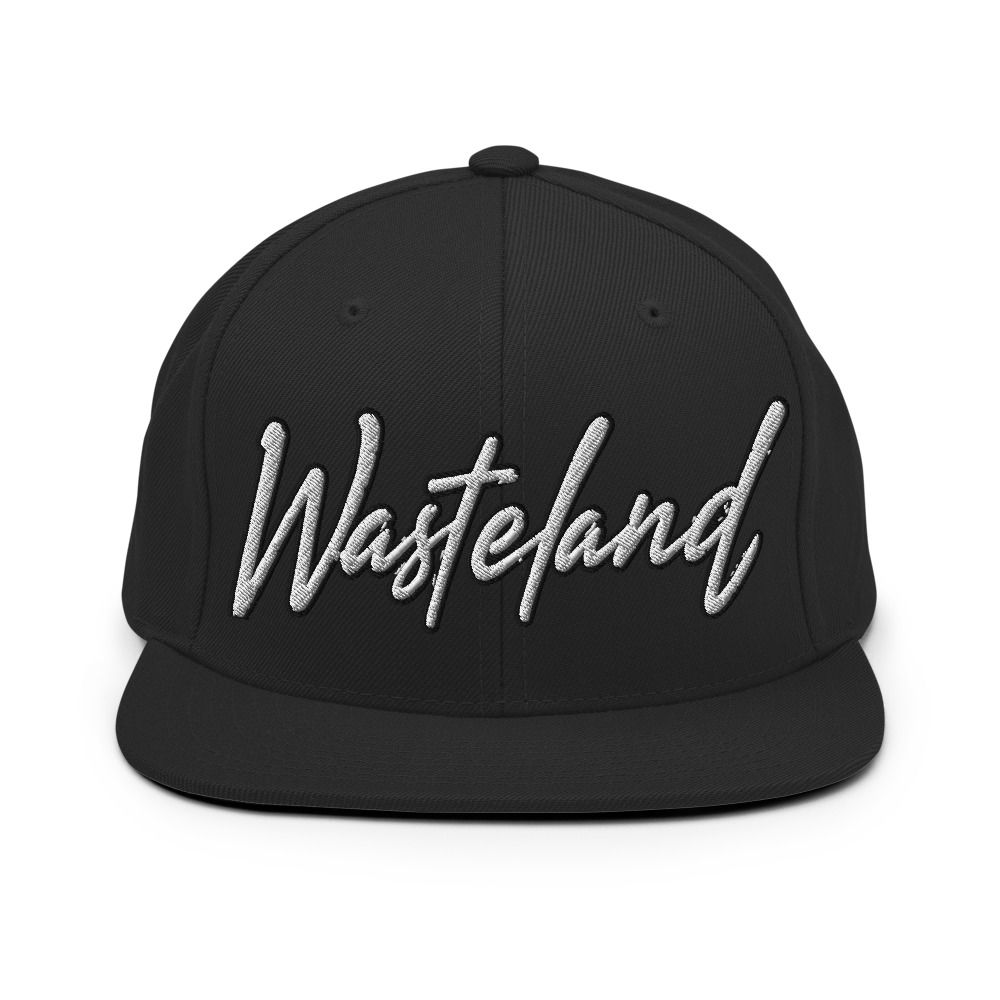 WASTELAND SCRIPT SNAPBACK | NOIR