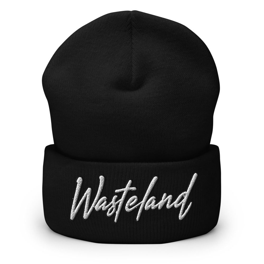 WASTELAND SIGNATURE BEANIE | NOIR