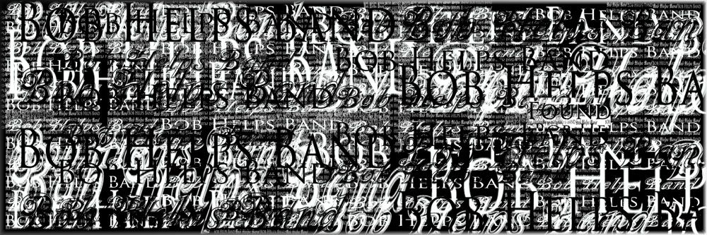 Found - Bob Helps Band - Found CD mailer sleeve, art, liner notes, and lyrics