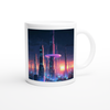 Neon Horizon Rise - Ceramic Mug