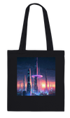 Neon Horizon Rise - Tote bag