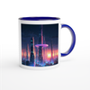 Neon Horizon Rise - Ceramic Mug