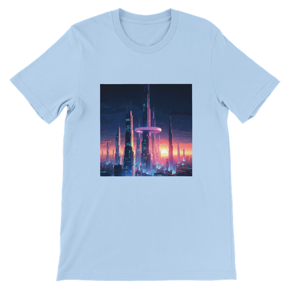Neon Horizon Rise - Unisex T-Shirt