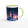 Neon Horizon Rise - Ceramic Mug