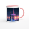 Neon Horizon Rise - Ceramic Mug