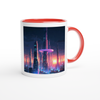 Neon Horizon Rise - Ceramic Mug