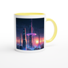 Neon Horizon Rise - Ceramic Mug