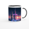 Neon Horizon Rise - Ceramic Mug