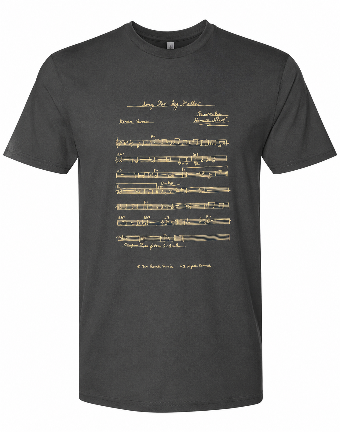Songs for My Father Sheet Music Tee