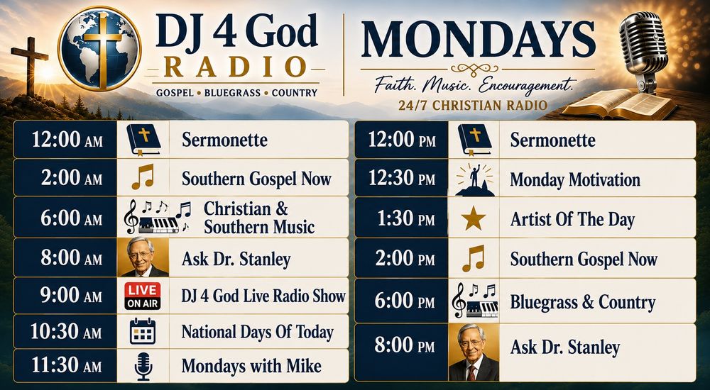 Sunday schedule