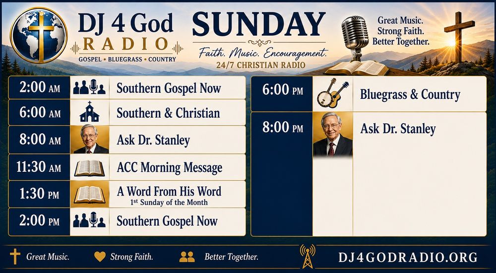 Sunday schedule