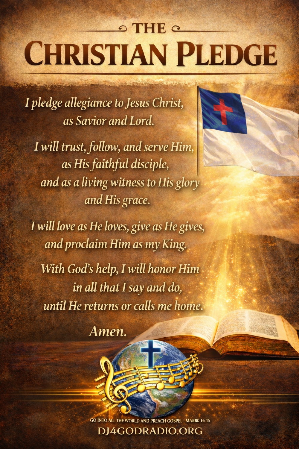 Christian pledge