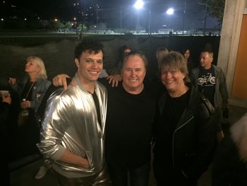 Richie with Poly Z and Mike Reno (Loverboy)
