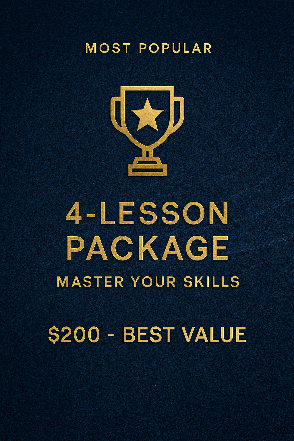4-Lesson Package (Best Value)