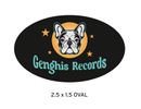 Genghis Records Sticker
