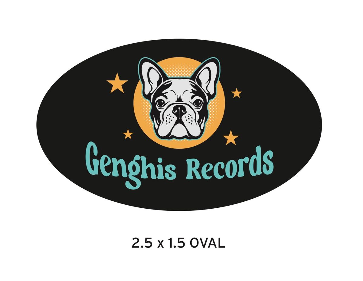 Genghis Records Sticker