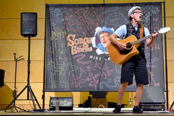 Performing at the Queen Elizabeth Annex
