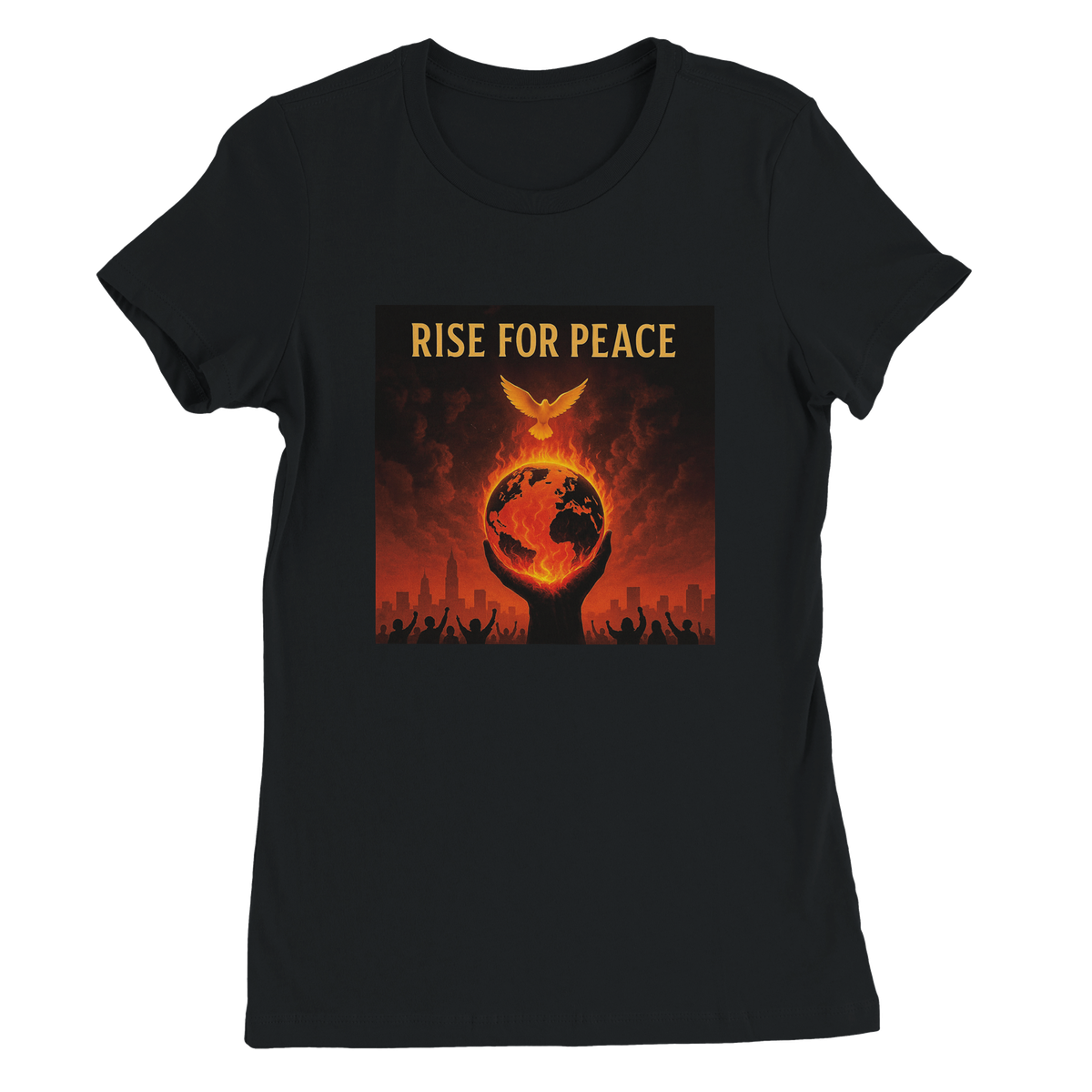 Rise For Peace - Women’s Cut T-Shirt