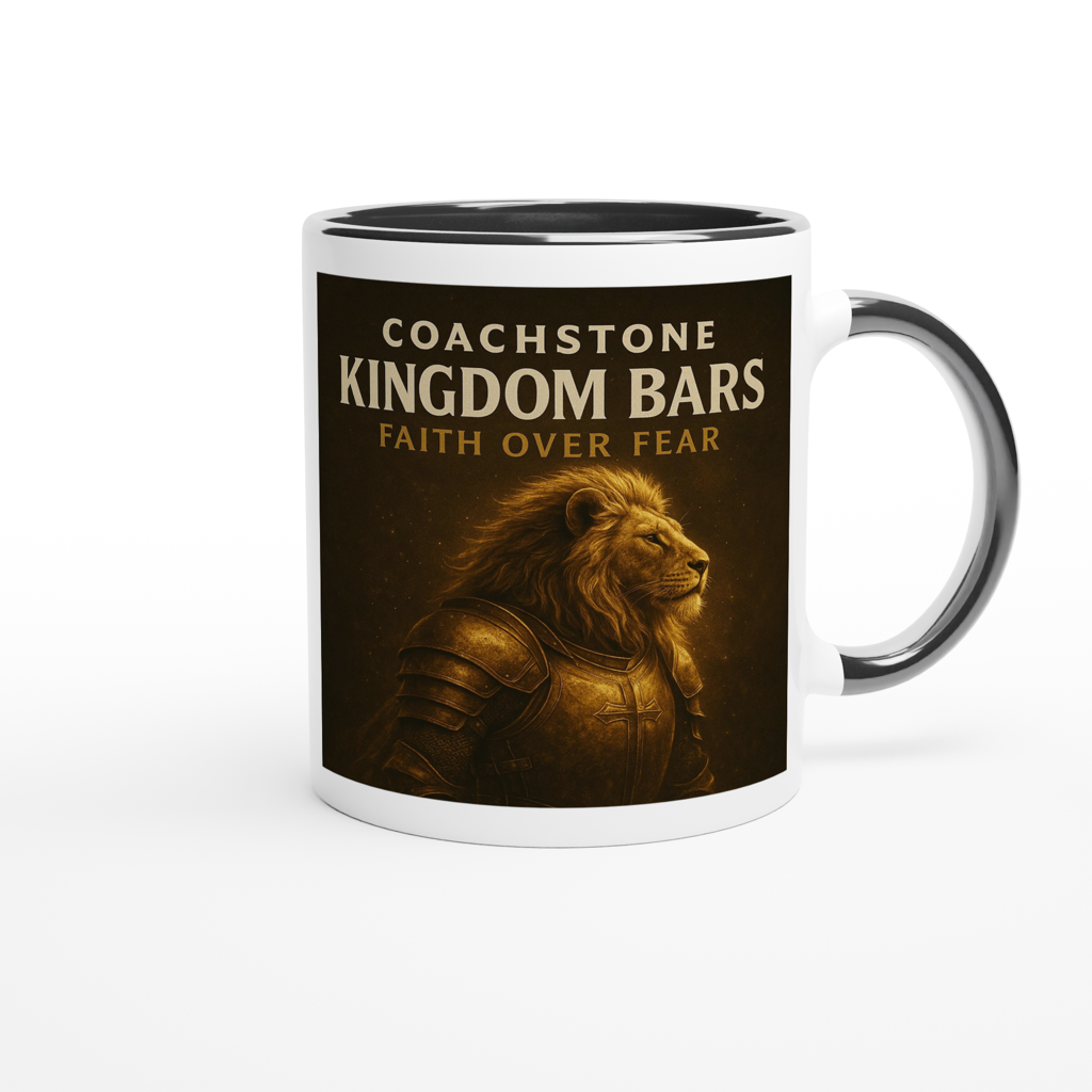 Kingdom Bars (Faith Over Fear) - Ceramic Mug