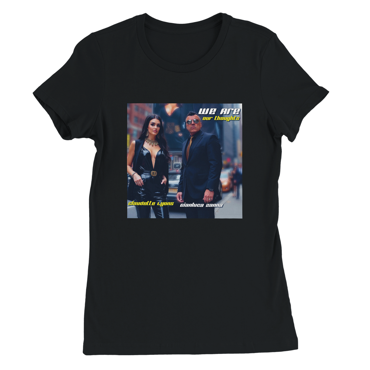 We are our Thoughts Future Remastered (feat. Claudette Lyons) - Women’s Cut T-Shirt