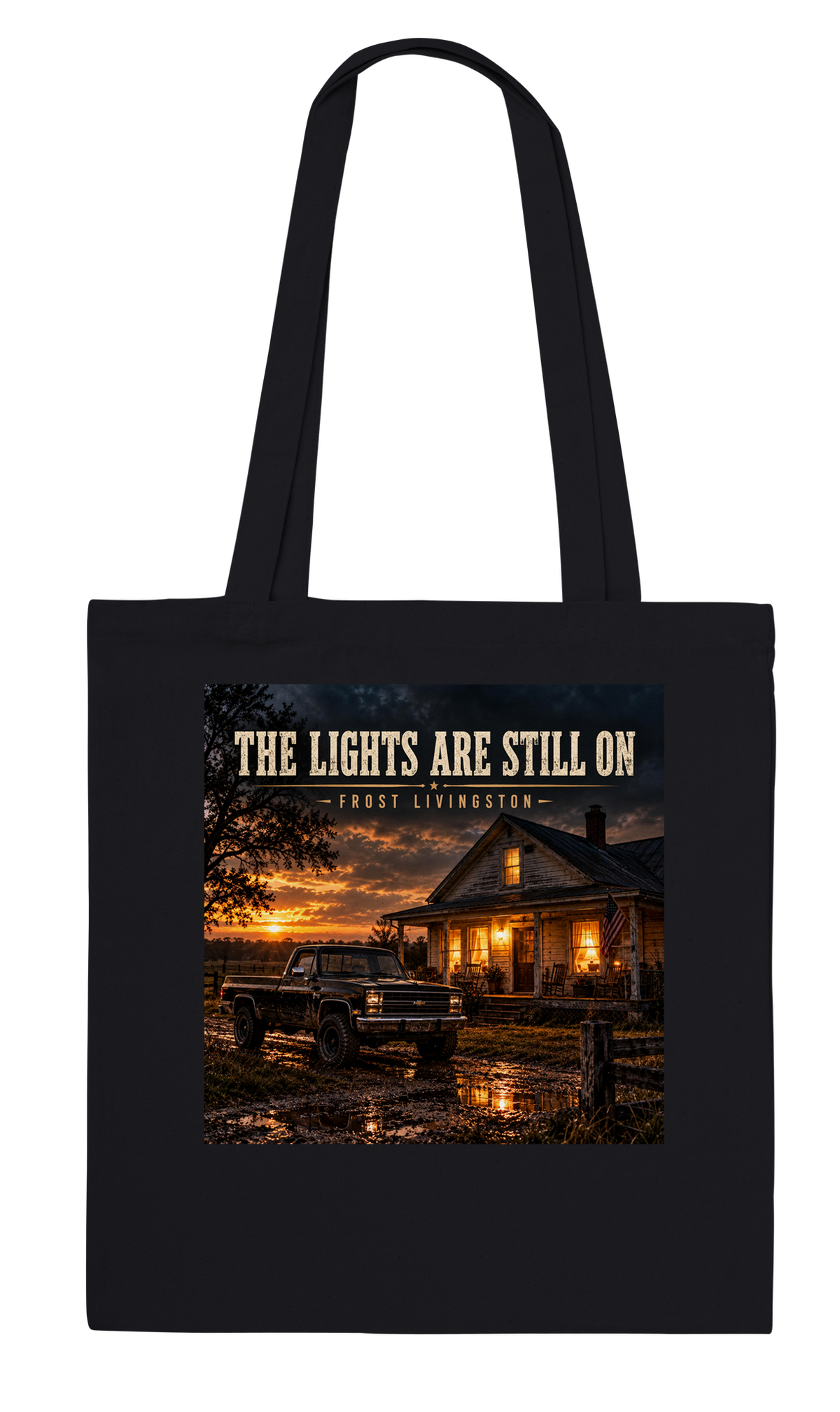 The Lights are Still On - Tote bag