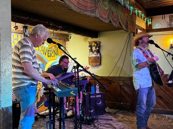 The Mike Chastaine Band playing at the Mine Shaft.
