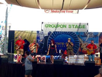 Playing at the California State fair a few years ago.
