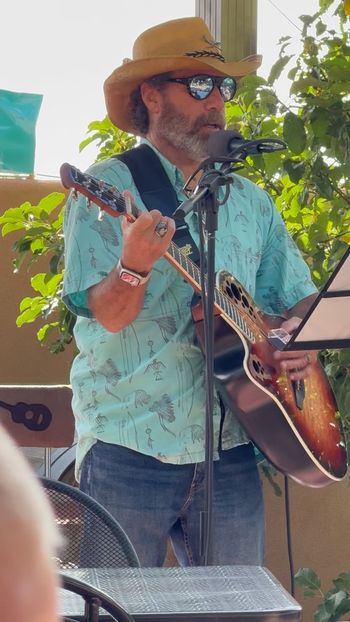 Mike playing at Beer Creek Brewing Company
