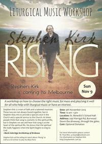 Melbourne Liturgical Music Workshop