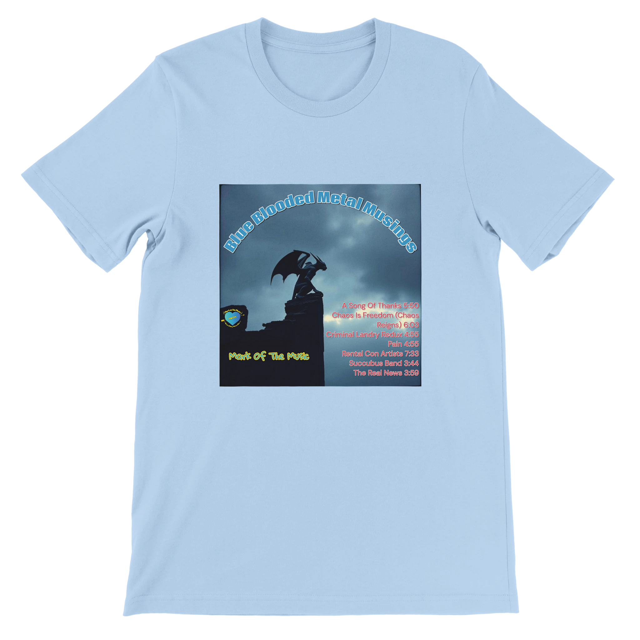 Blue Blooded Metal Musings - Unisex T-Shirt