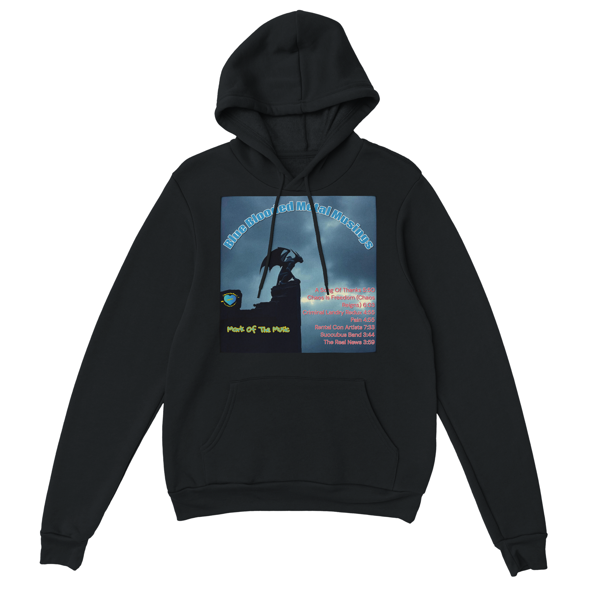 Blue Blooded Metal Musings - Classic Unisex Pullover Hoodie